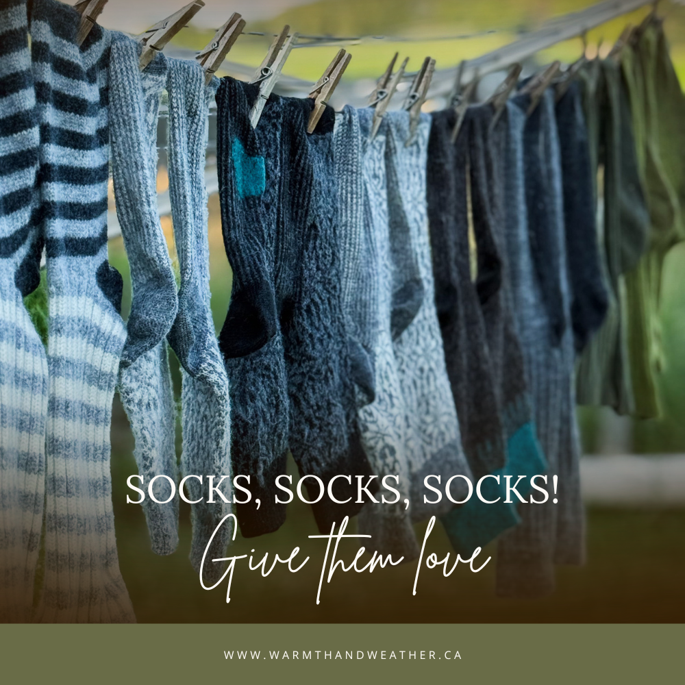 A Summer Ritual: Washing, Mending, and Loving My Wool Socks