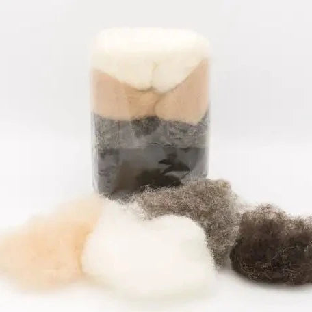 Filges Fairy Tale Wool Bioland - Tons de terre, laine biologique