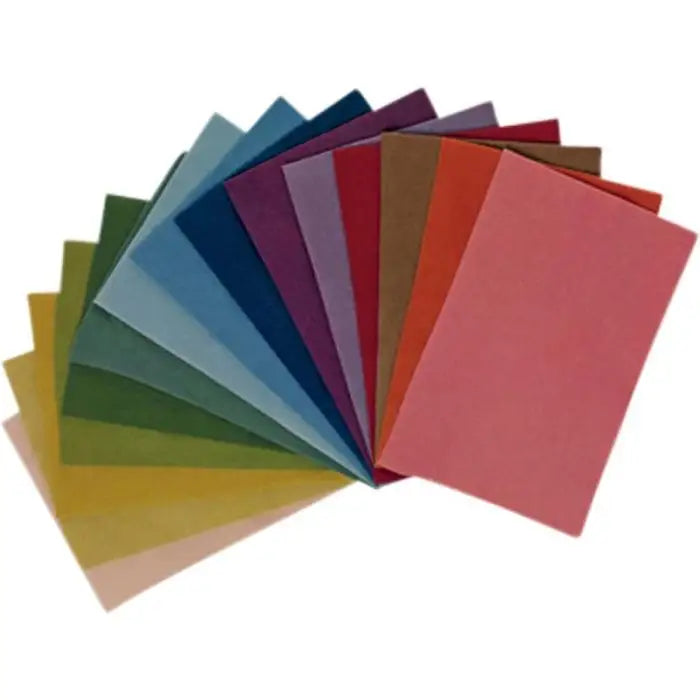 Feutrine de laine Filges Bioland - Lot de 15 couleurs assorties, laine biologique
