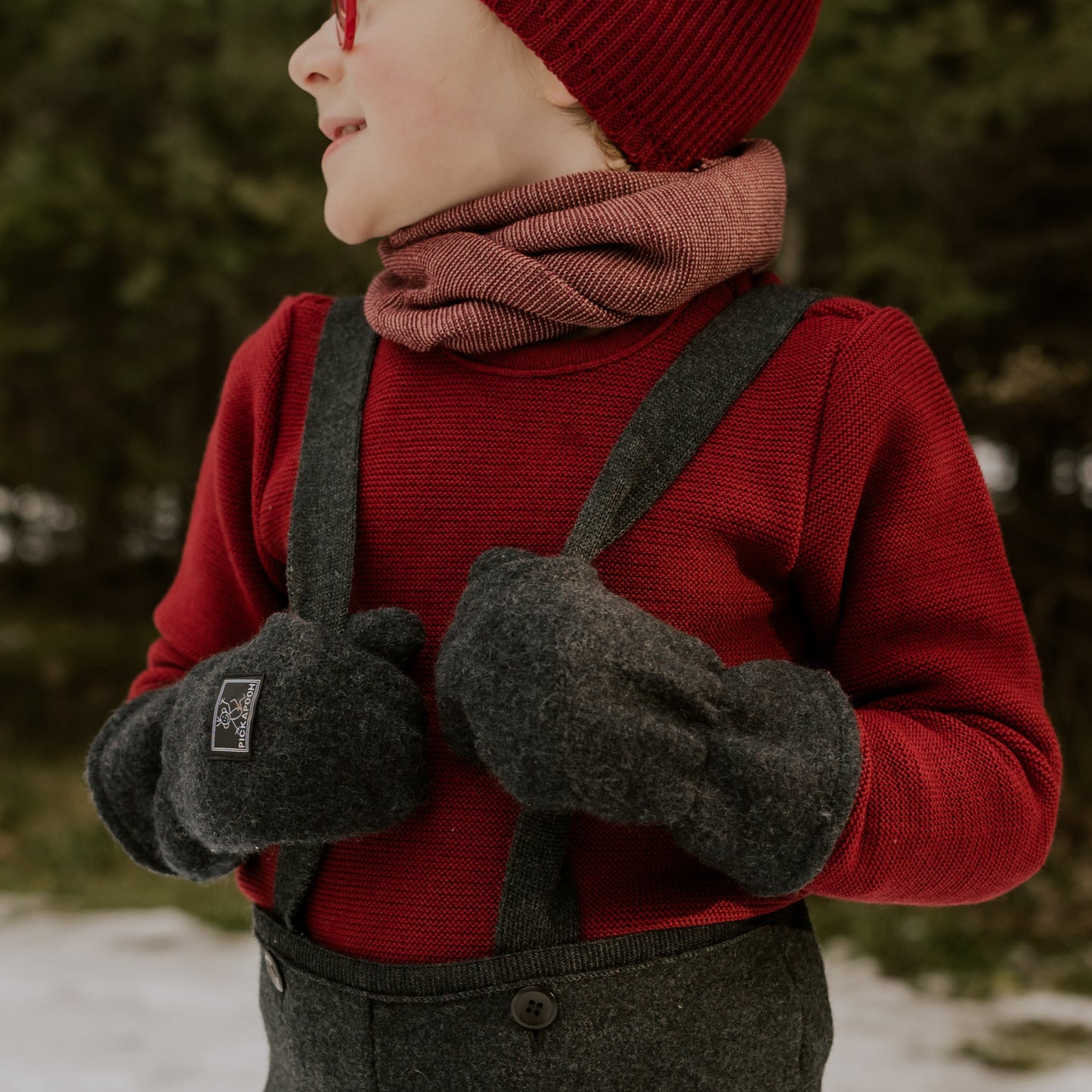 Pull Disana pour enfant, tricot gauche, tricot en laine - Soldes