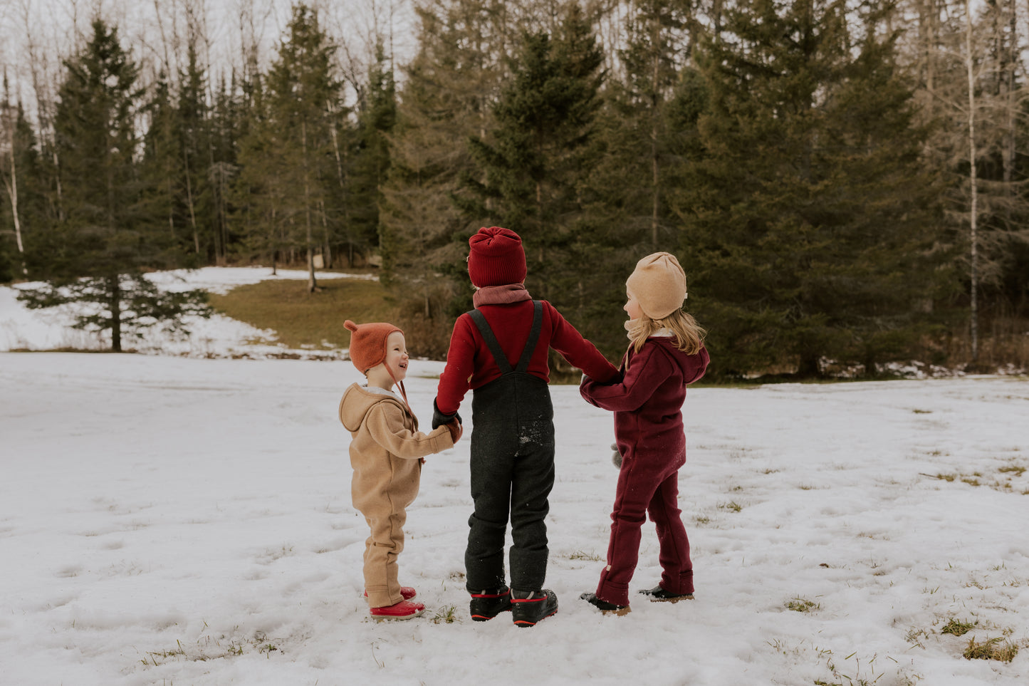 Pantalon Enfant Disana à Bretelles, Laine Bouillie