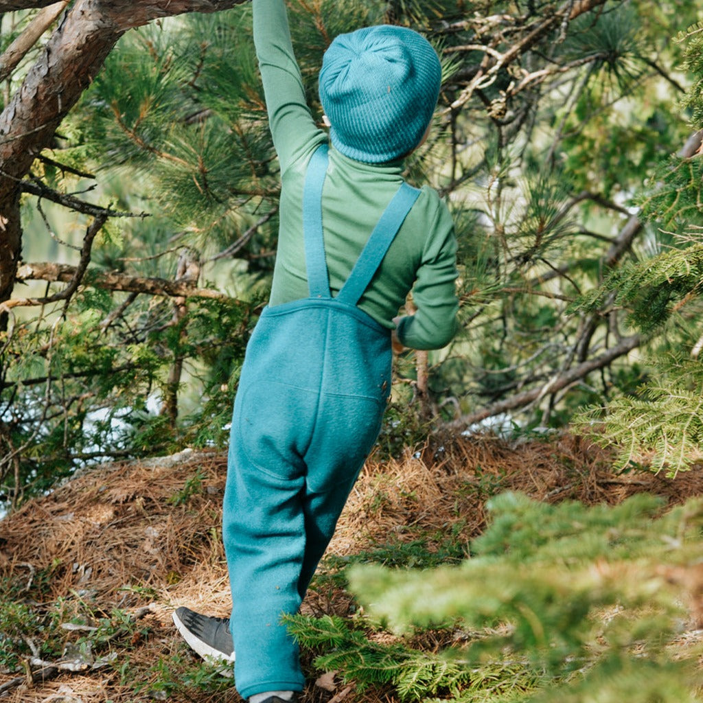 Pantalon Enfant Disana à Bretelles, Laine Bouillie