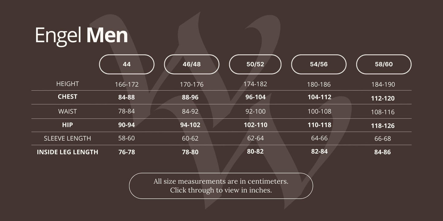 Engel Men Legging, Laine/Soie