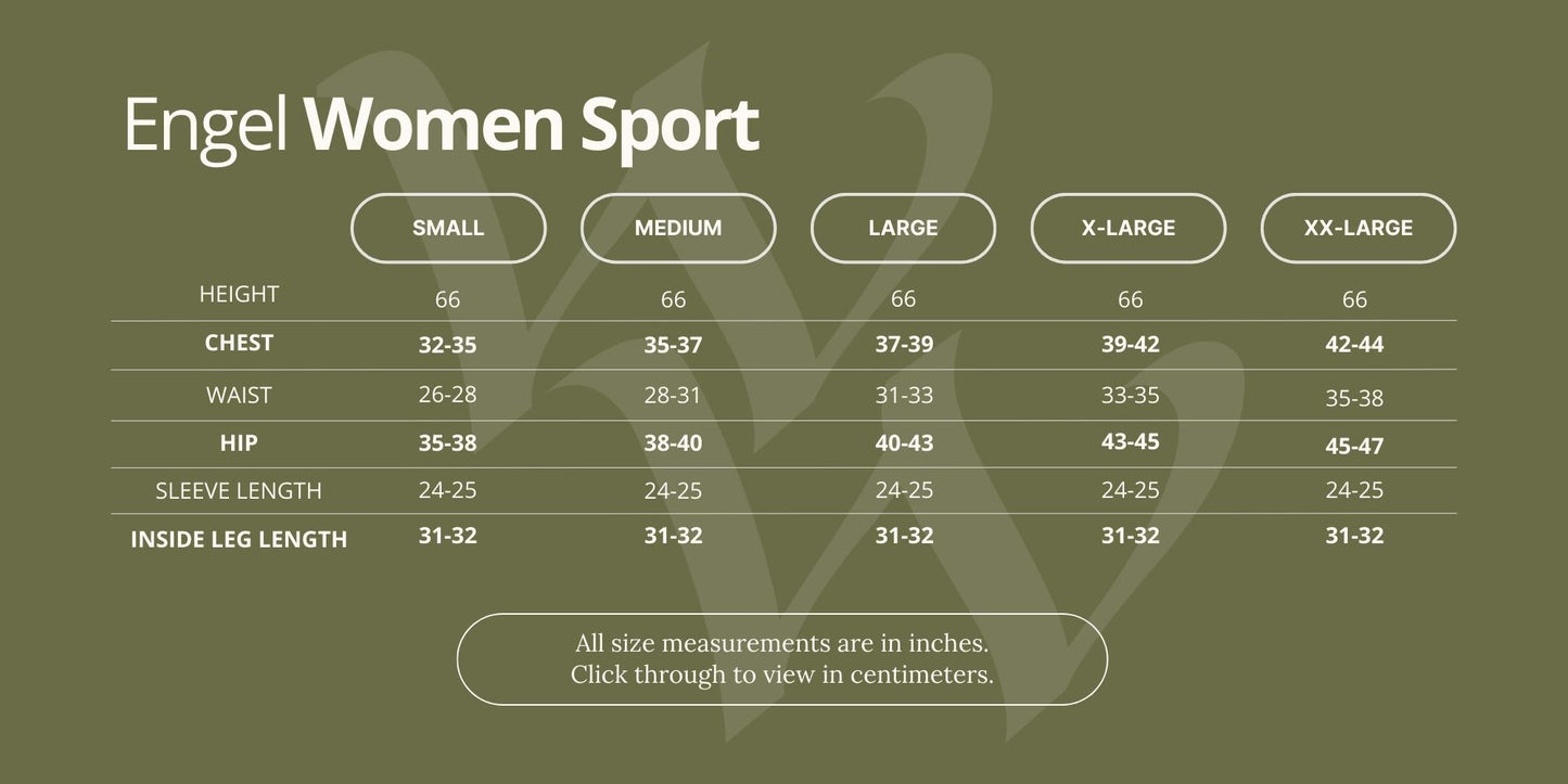 Engel Women Eco Sport Mid Layer Legging, Heavy Weight, Merino Wool/Silk