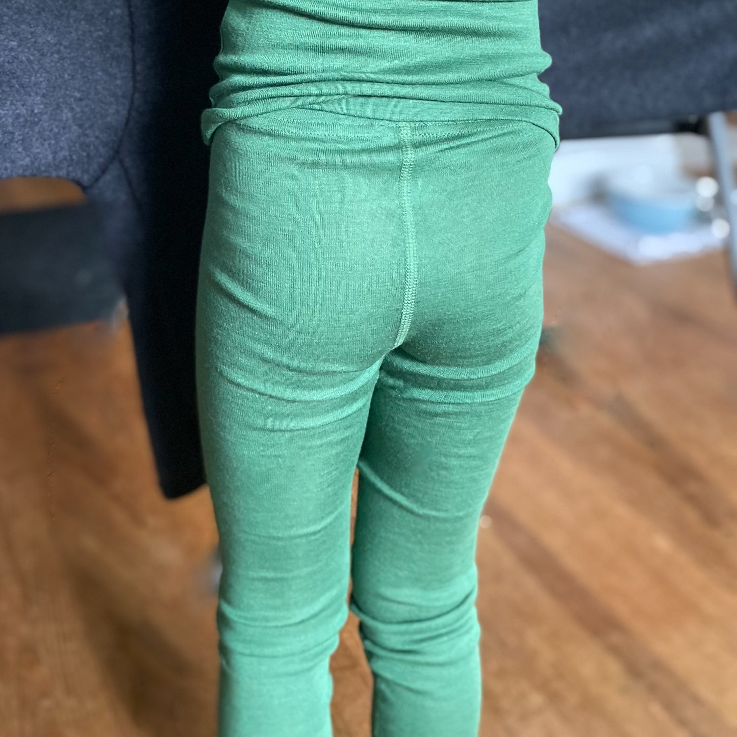 Hocosa Child Legging with Cuff, Wool/Silk