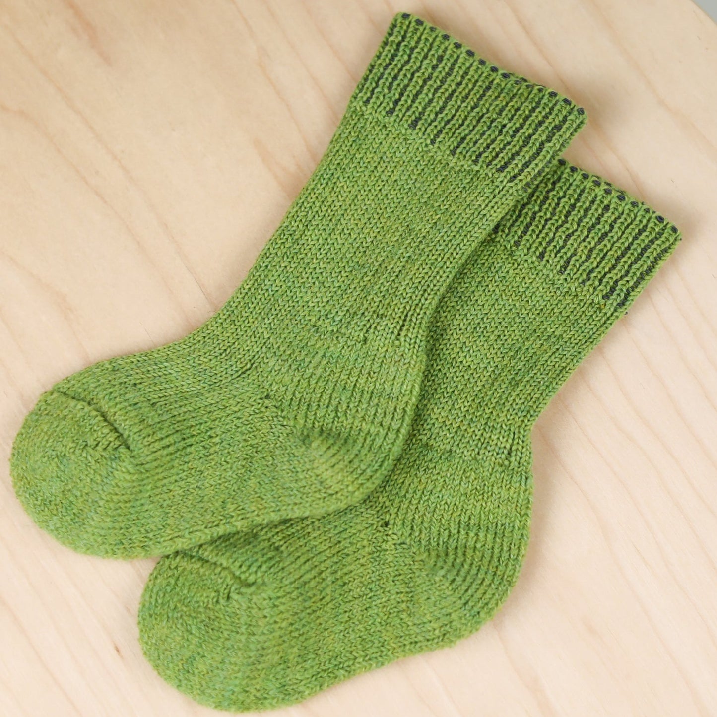 Hirsch Natur Child Sock, Mid-Weight, with Ribbed Cuff, Merino Wool