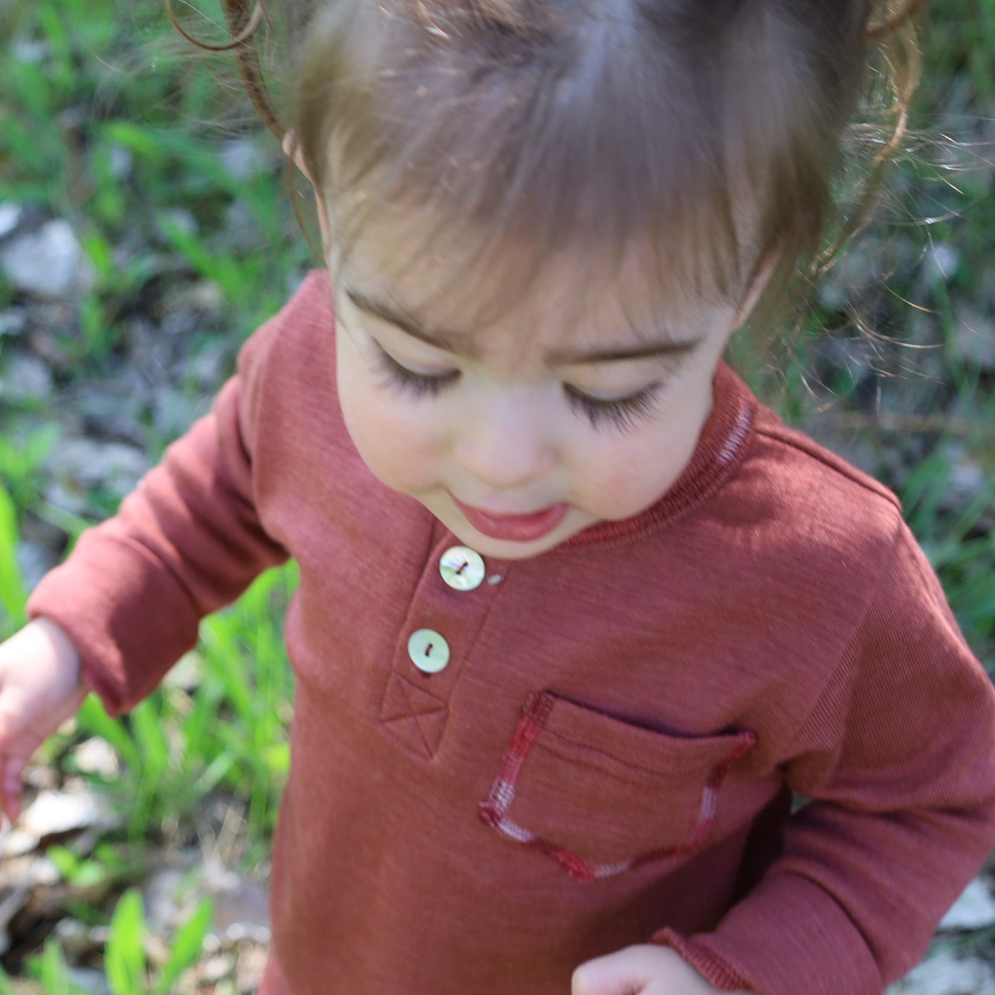 Engel Baby/Toddler Long-Sleeve Shirt, Wool/Silk