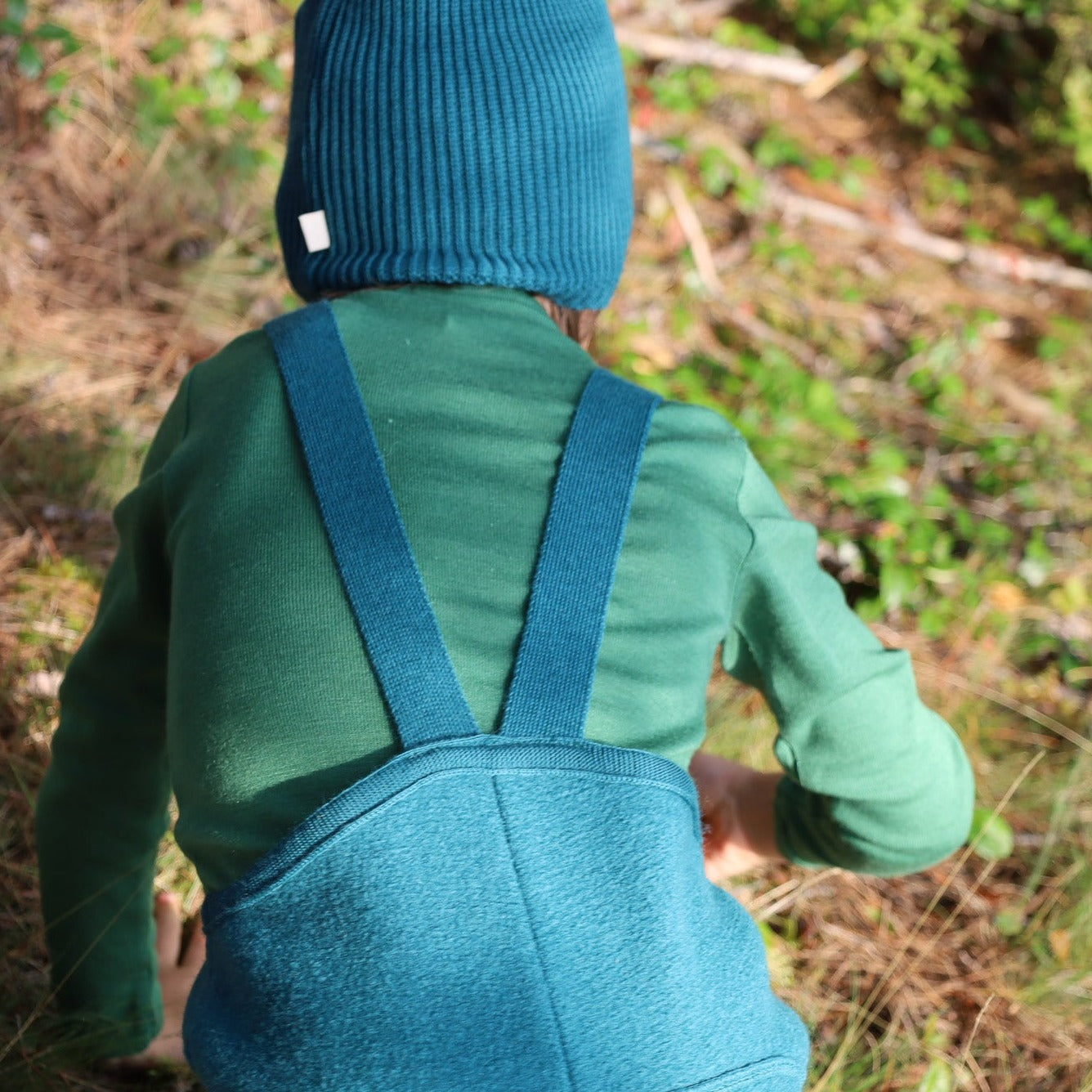 Pantalon Enfant Disana à Bretelles, Laine Bouillie