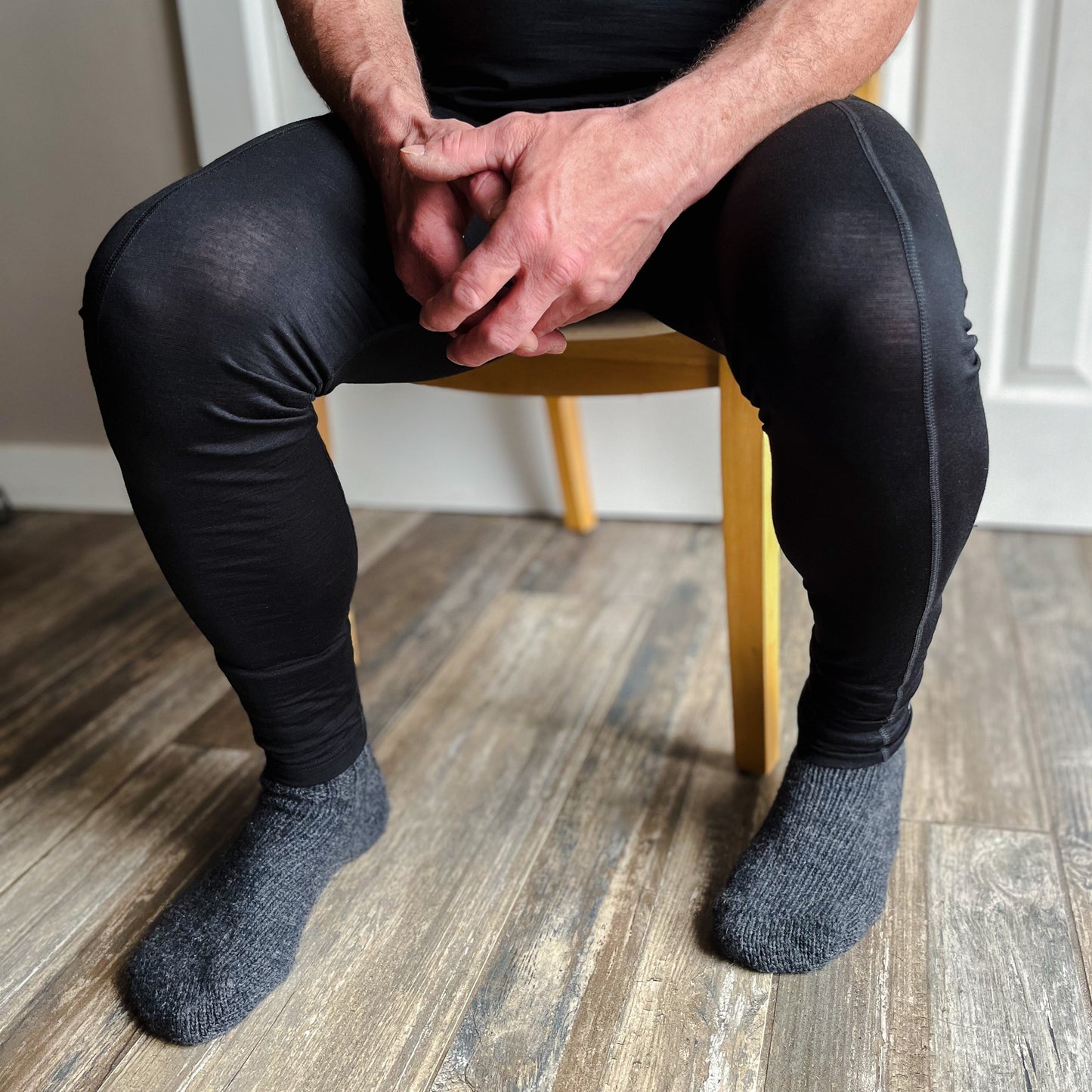 Legging léger Eco Sport pour homme Engel, laine/soie - Soldes - 30 % de réduction