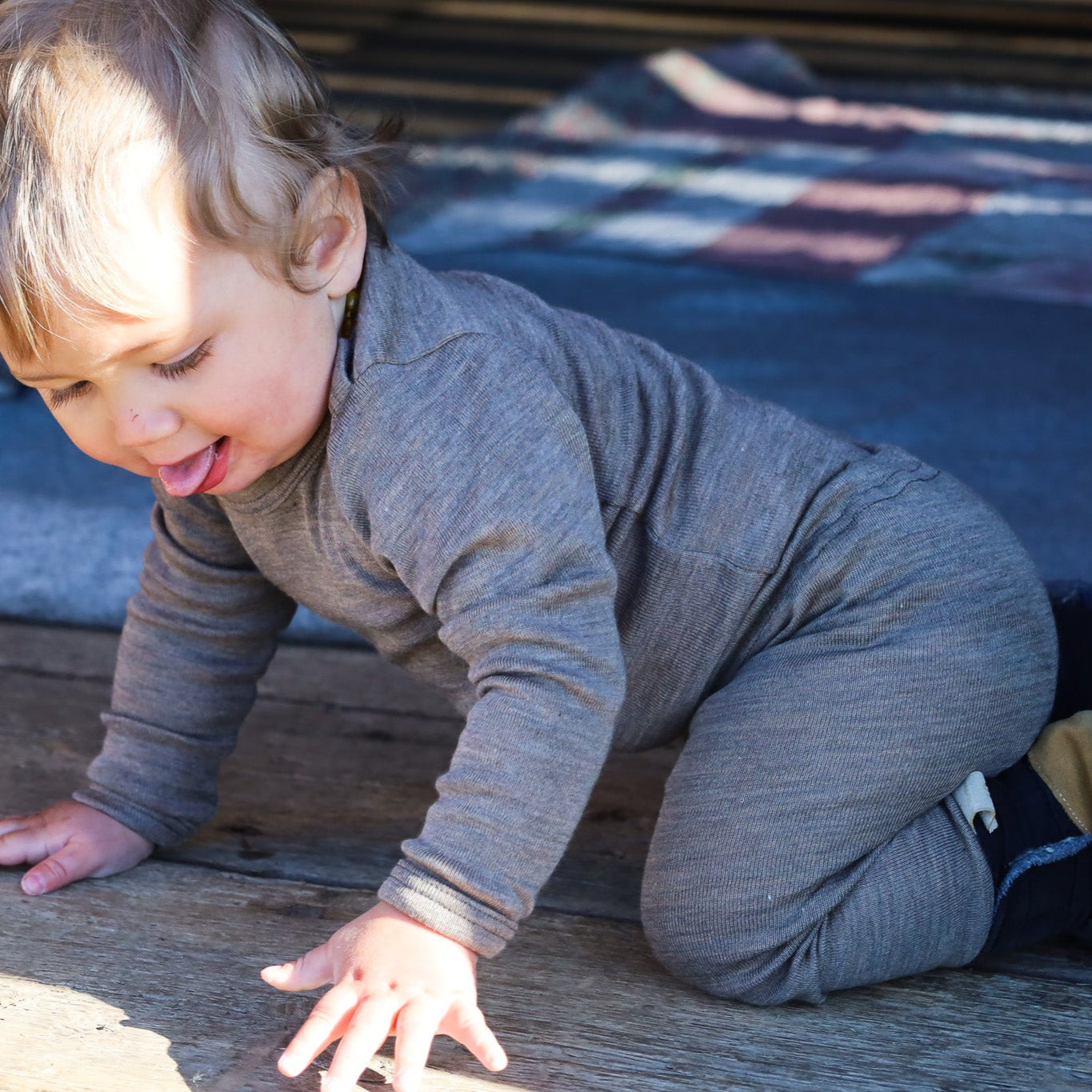 Engel Baby/Toddler Leggings, Merino Wool/Silk