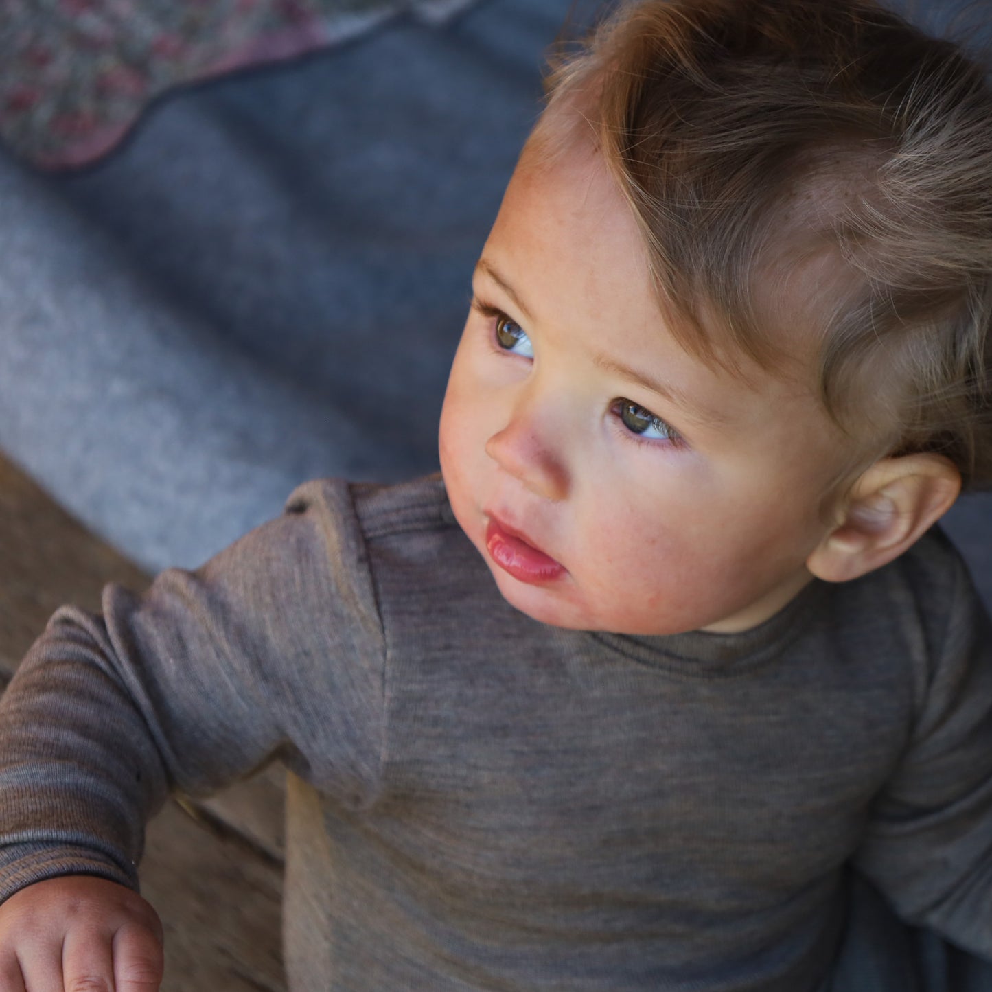 Engel Baby/Toddler Onesie, manches longues, laine mérinos/soie