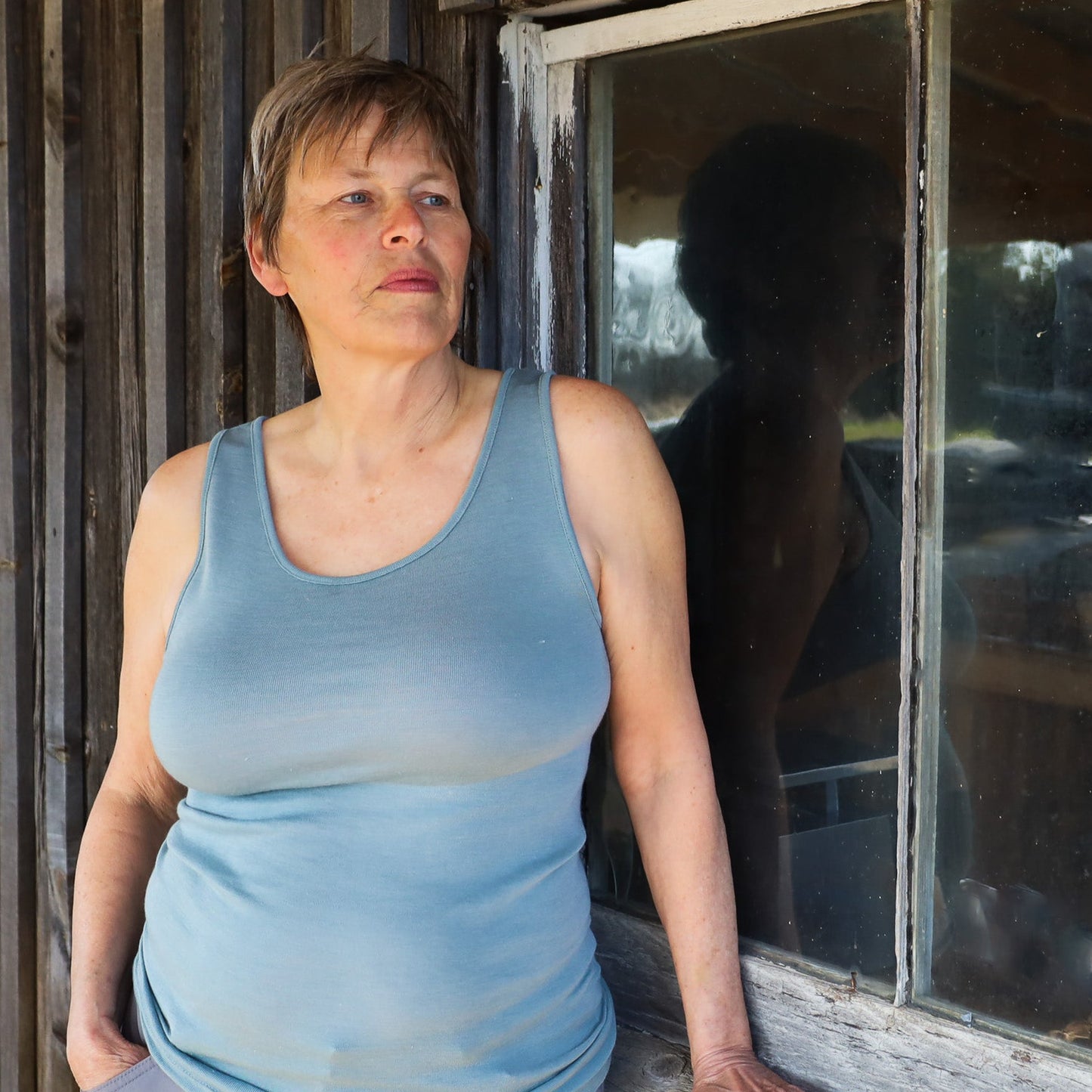 Engel Women Tank Top Wool/Silk
