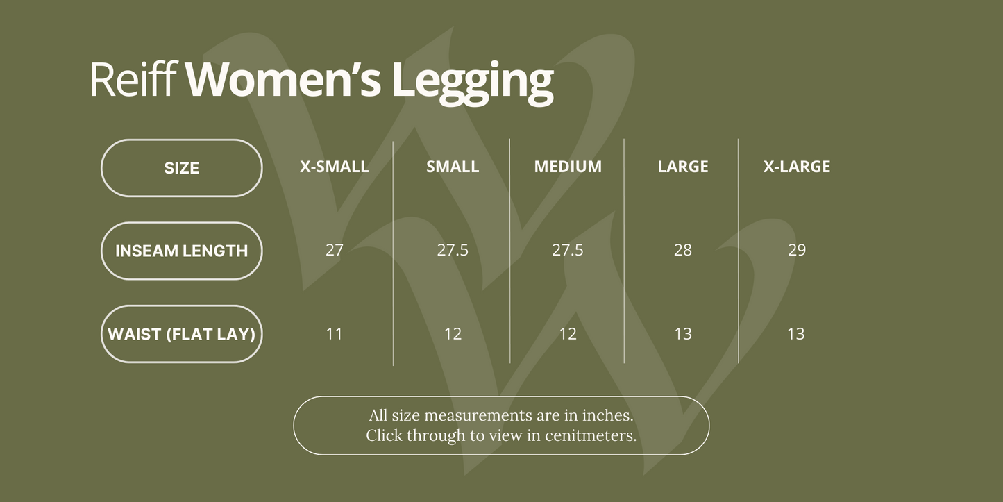 Reiff Women Leggings, Mid Layer, Merino Wool
