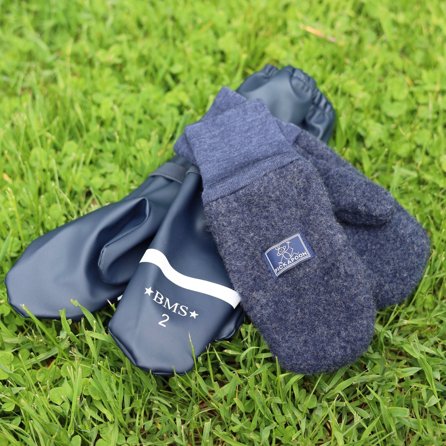 Gants de pluie imperméables pour enfants BMS, non doublés