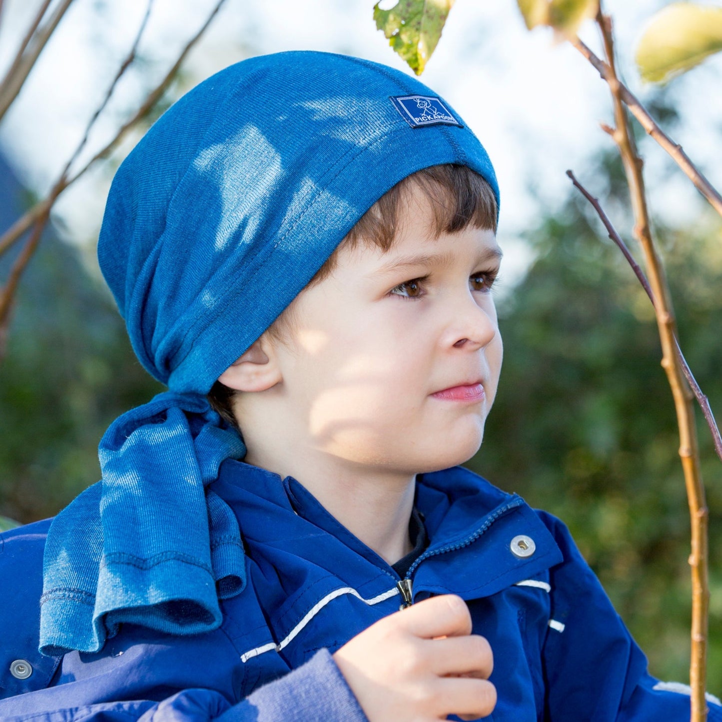 Pickapooh Enfant Strunzel Neck Buff/Head Band, Laine/Soie