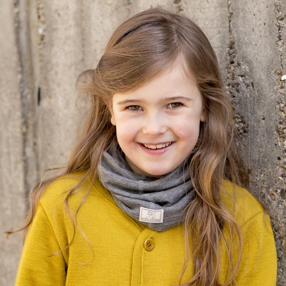 Pickapooh Enfant Strunzel Neck Buff/Head Band, Laine/Soie