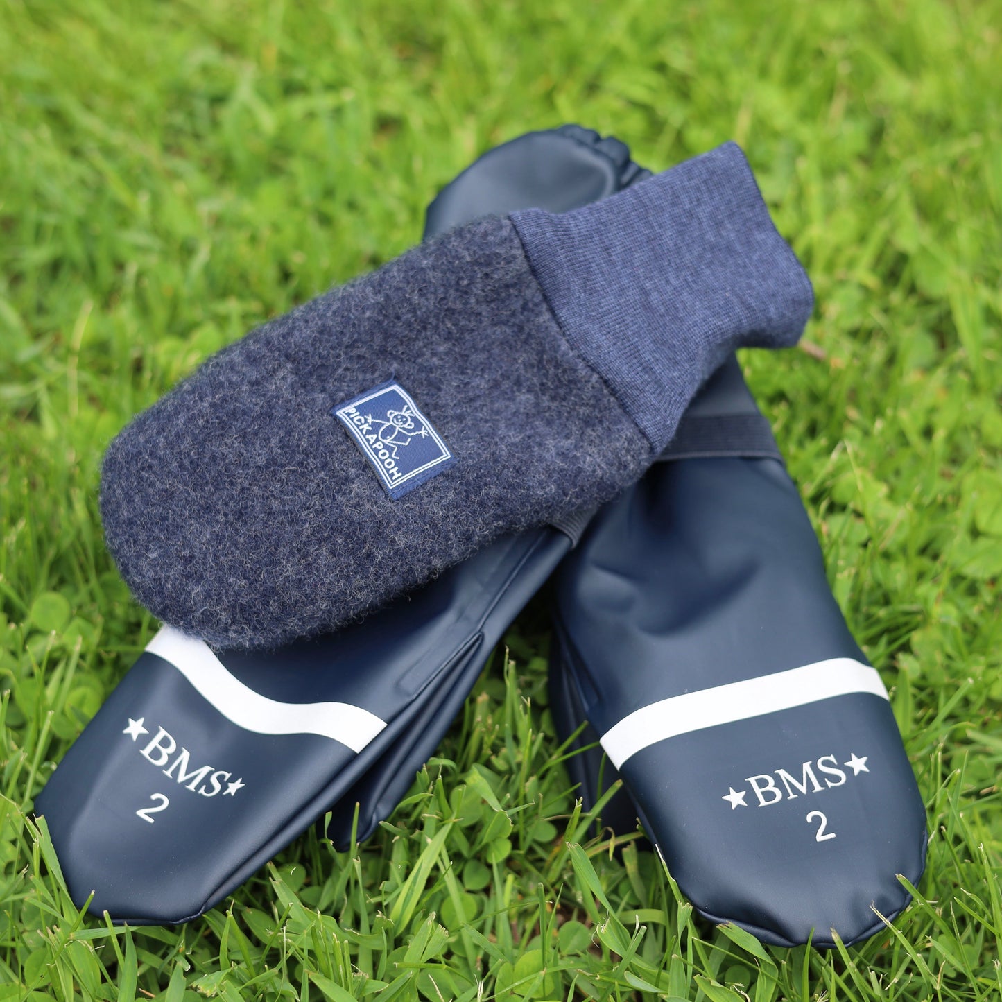 BMS Mitaines de pluie imperméables pour bébé/tout-petit, non doublées