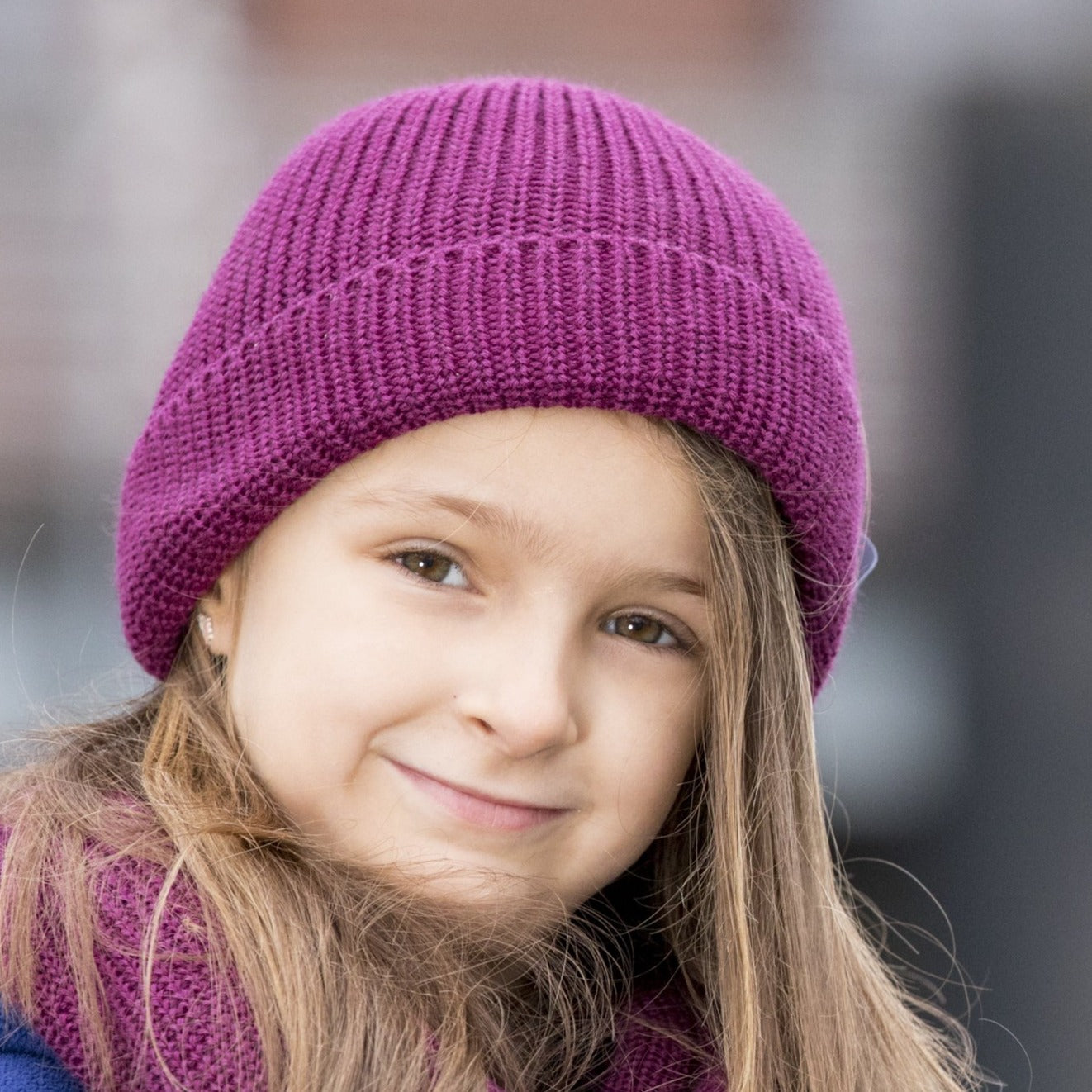 Pickapooh Bonnet tricoté pour tout-petit/enfant, laine mérinos/soie