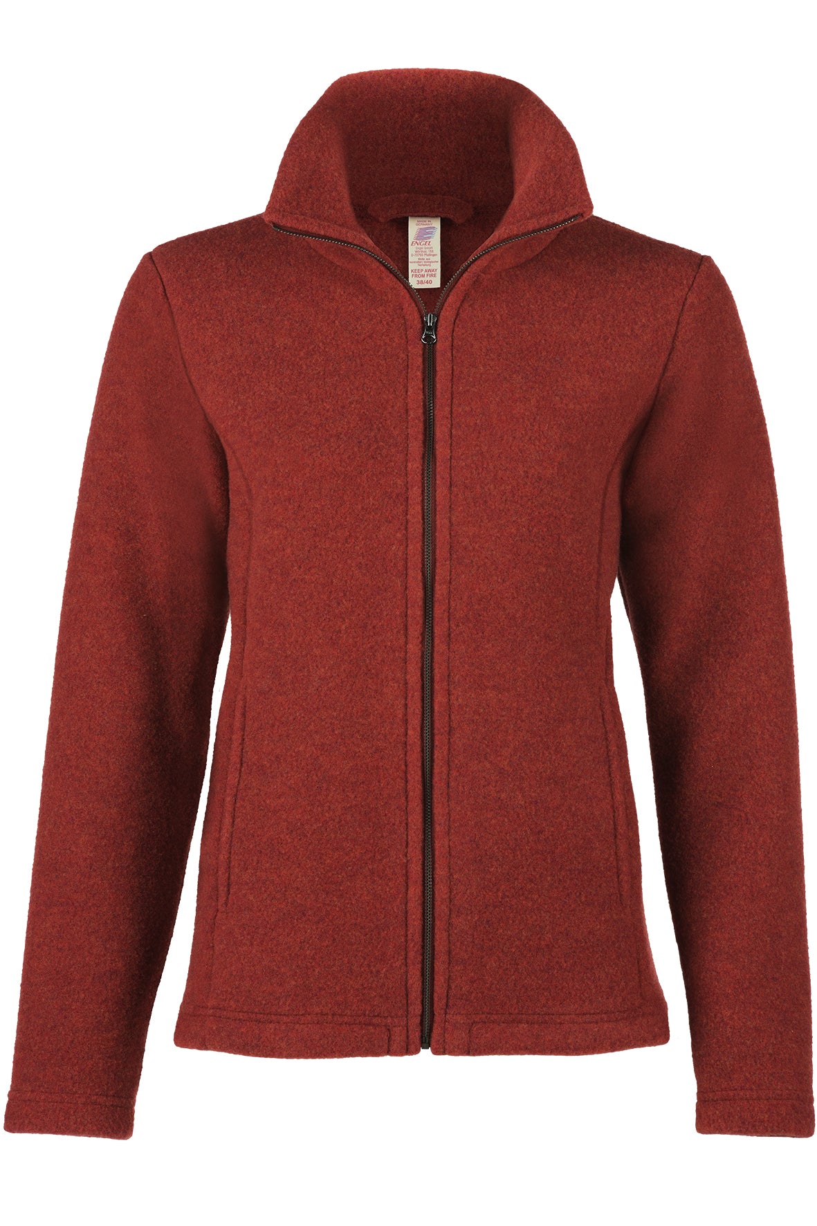 Engel Veste ajustée pour femme, polaire de laine mérinos