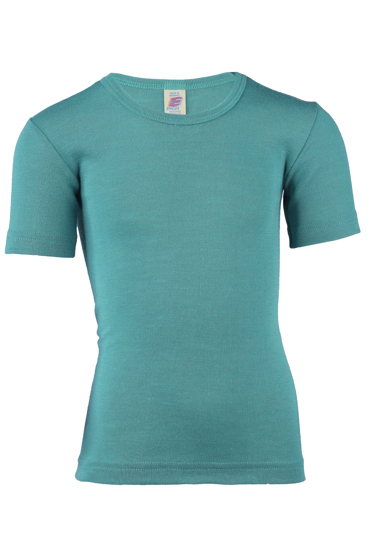 Engel Child Short Sleeve Shirt, Wool/silk
