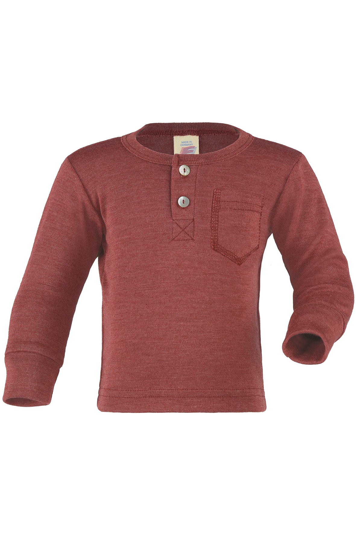 Engel Baby/Toddler Long-Sleeve Shirt, Wool/Silk