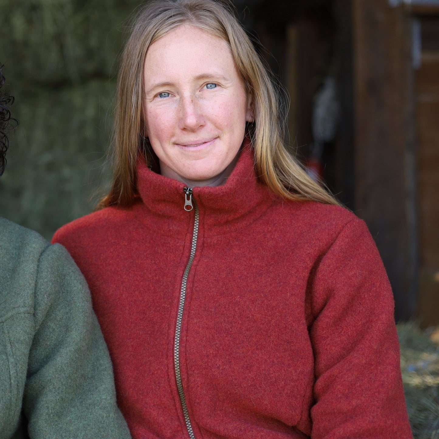 Engel Veste ajustée pour femme, polaire de laine mérinos