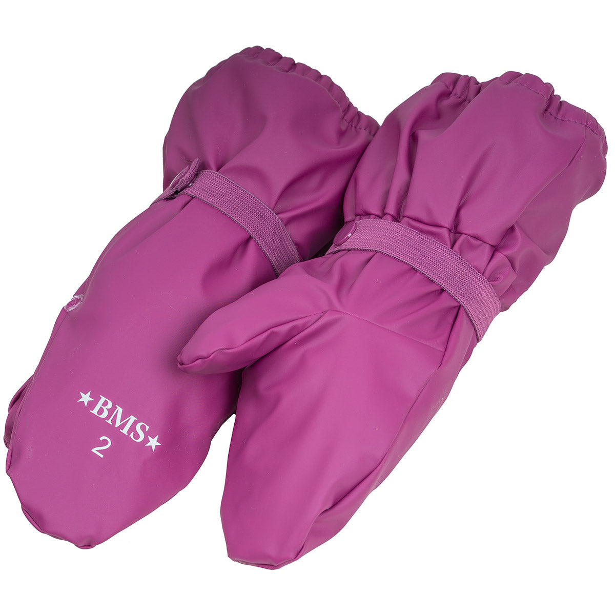 BMS Mitaines de pluie imperméables pour bébé/tout-petit, doublées en polaire