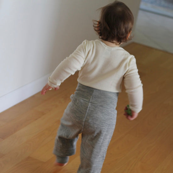 Engel Baby/Toddler Yoga Pant, Merino Wool/Silk