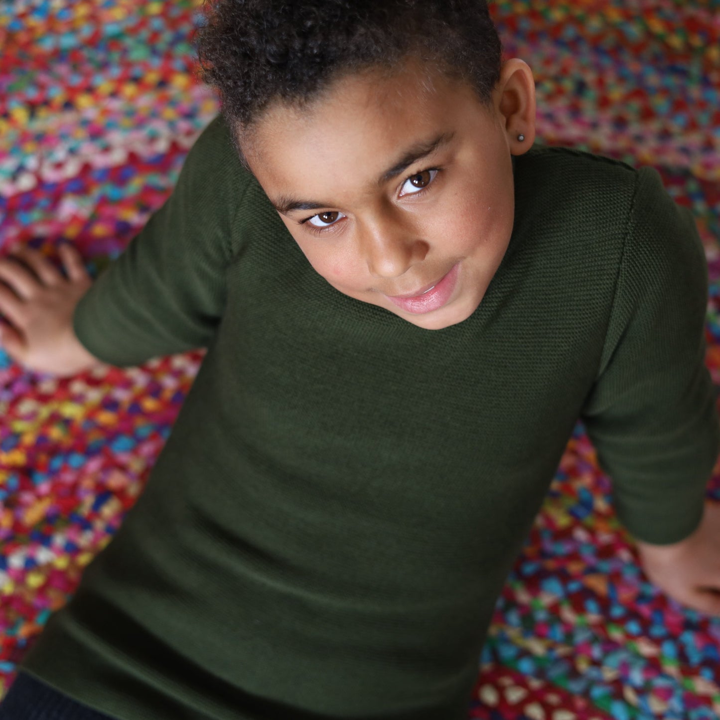 Pull Disana pour enfant, tricot gauche, tricot en laine - Soldes