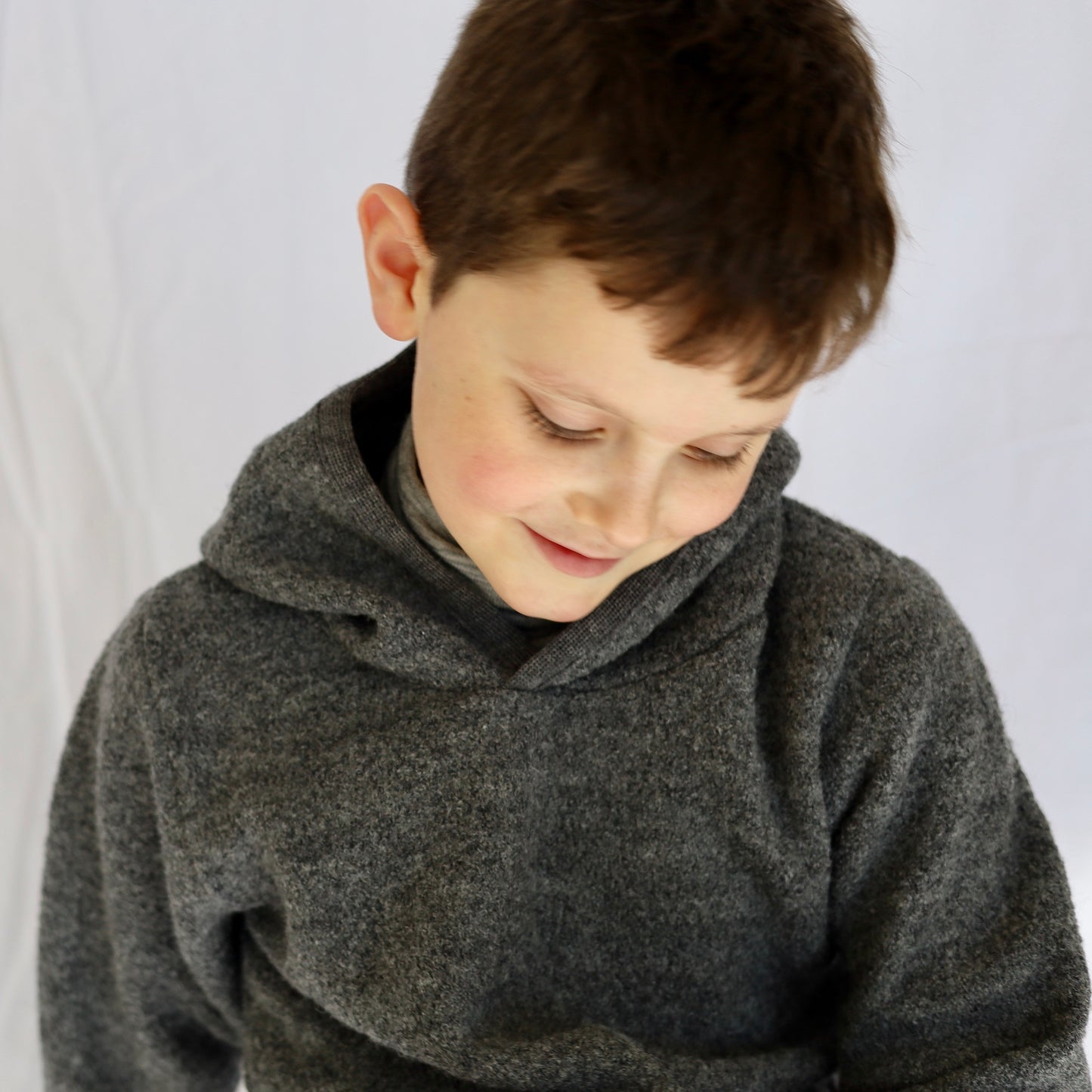 Sweat à capuche enfant Reiff, laine mérinos
