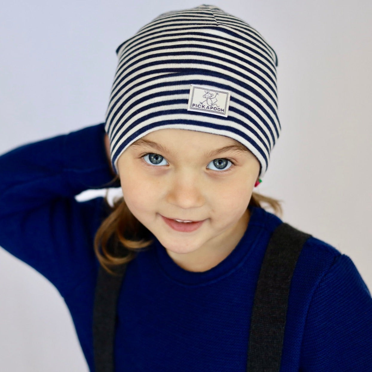 Bonnet enfant Pickapooh, laine/soie