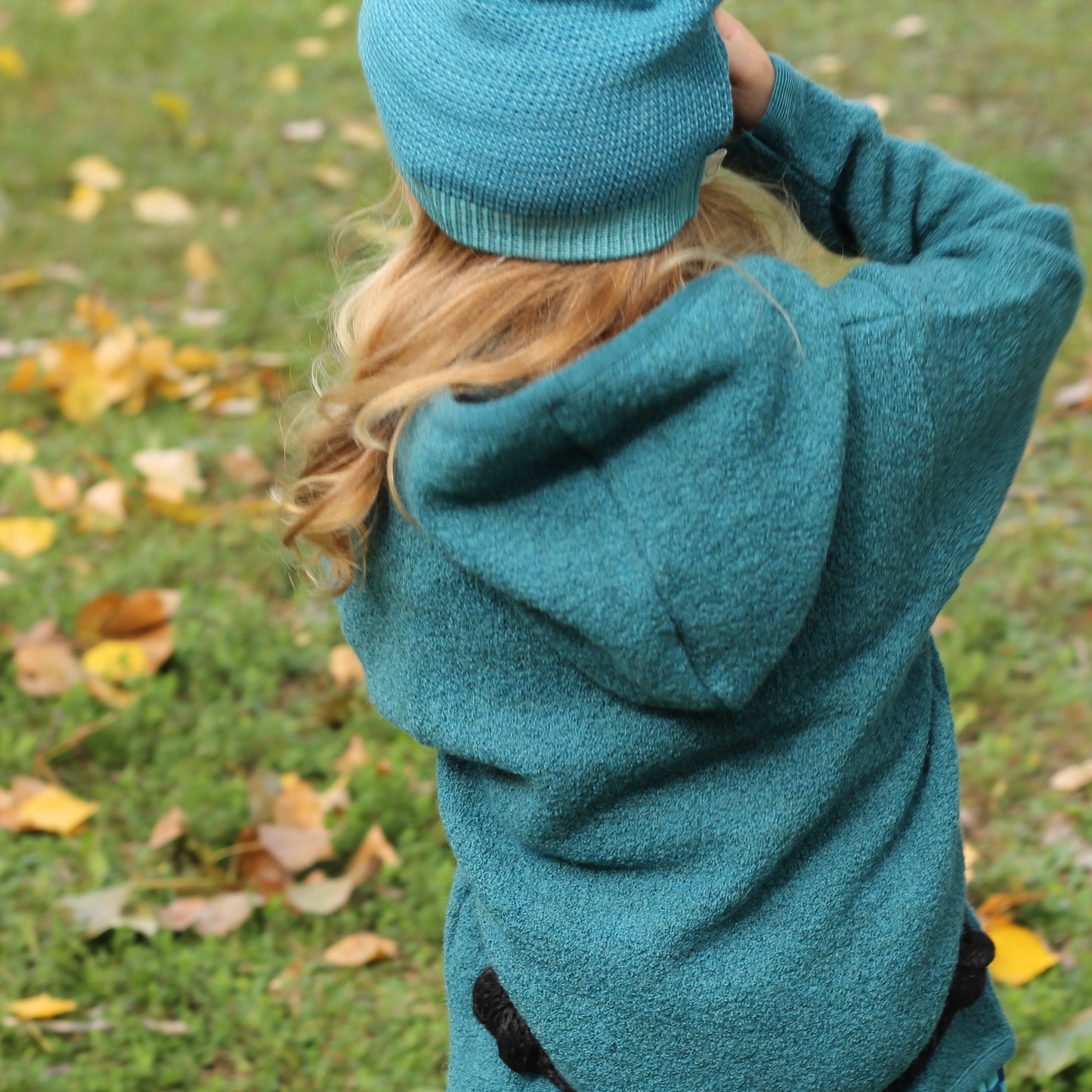 Sweat à capuche enfant Reiff, laine mérinos