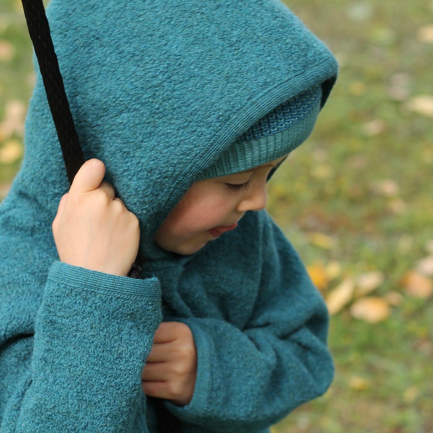 Sweat à capuche enfant Reiff, laine mérinos