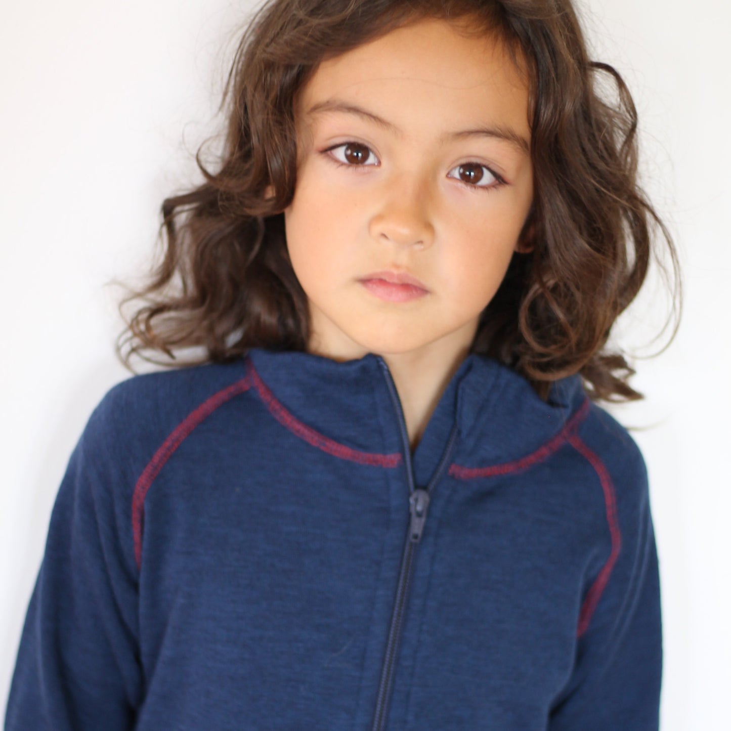 Veste Légère Engel Enfant avec Fermeture Éclair, Laine Terry