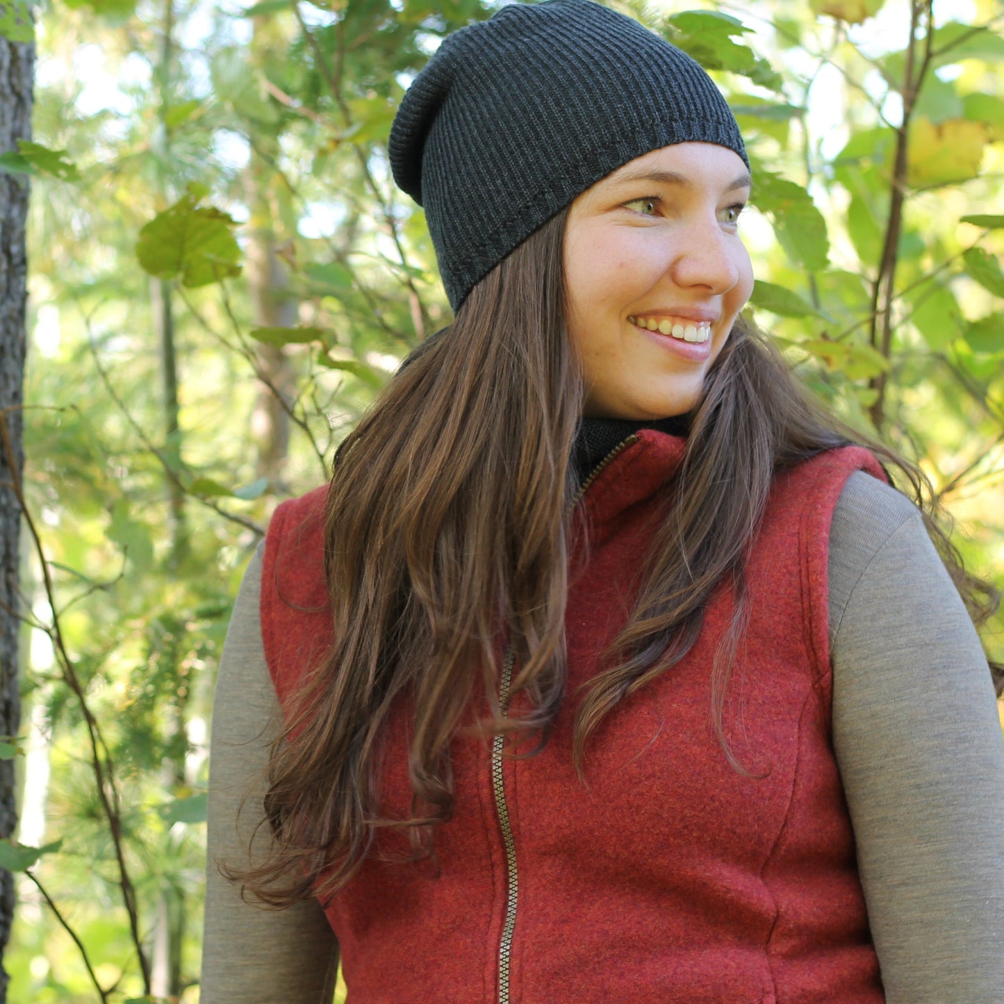 Engel Women Fitted Vest, Molleton de laine mérinos