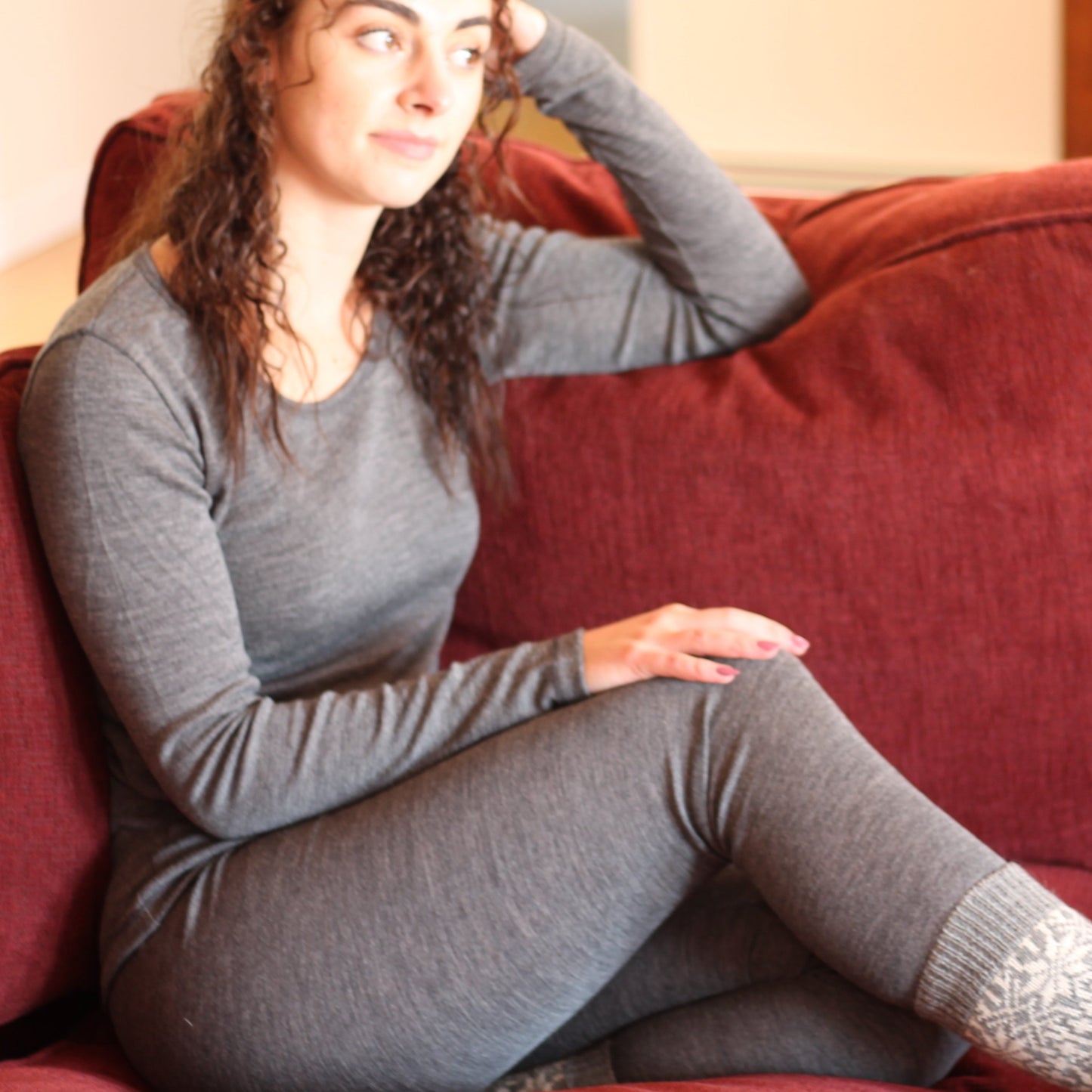 Legging Femme Engel, Laine Mérinos