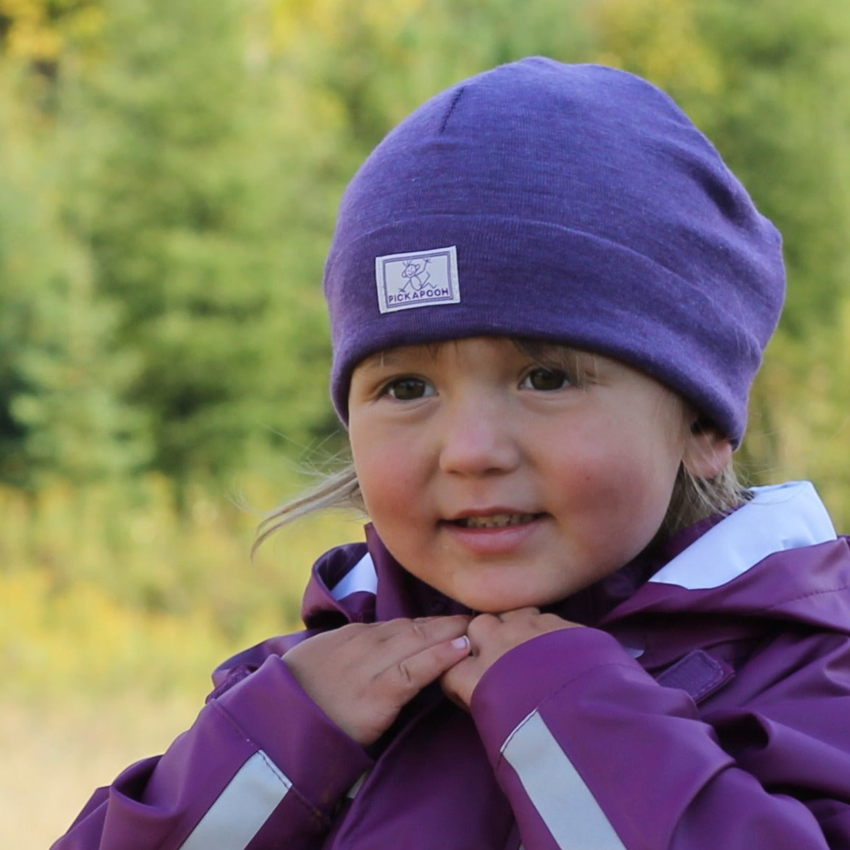 Bonnet enfant Pickapooh, laine/soie