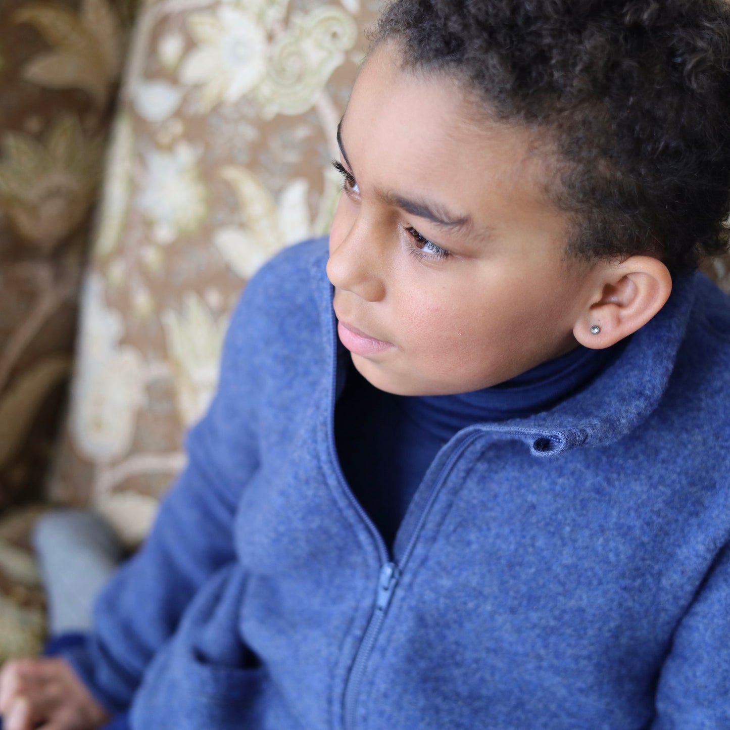 Veste enfant Engel avec fermeture éclair, polaire