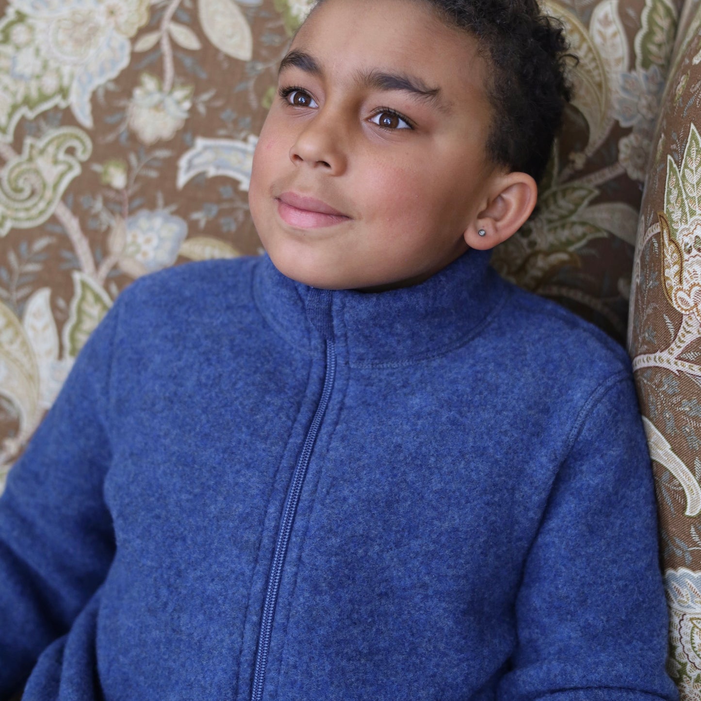 Veste enfant Engel avec fermeture éclair, polaire