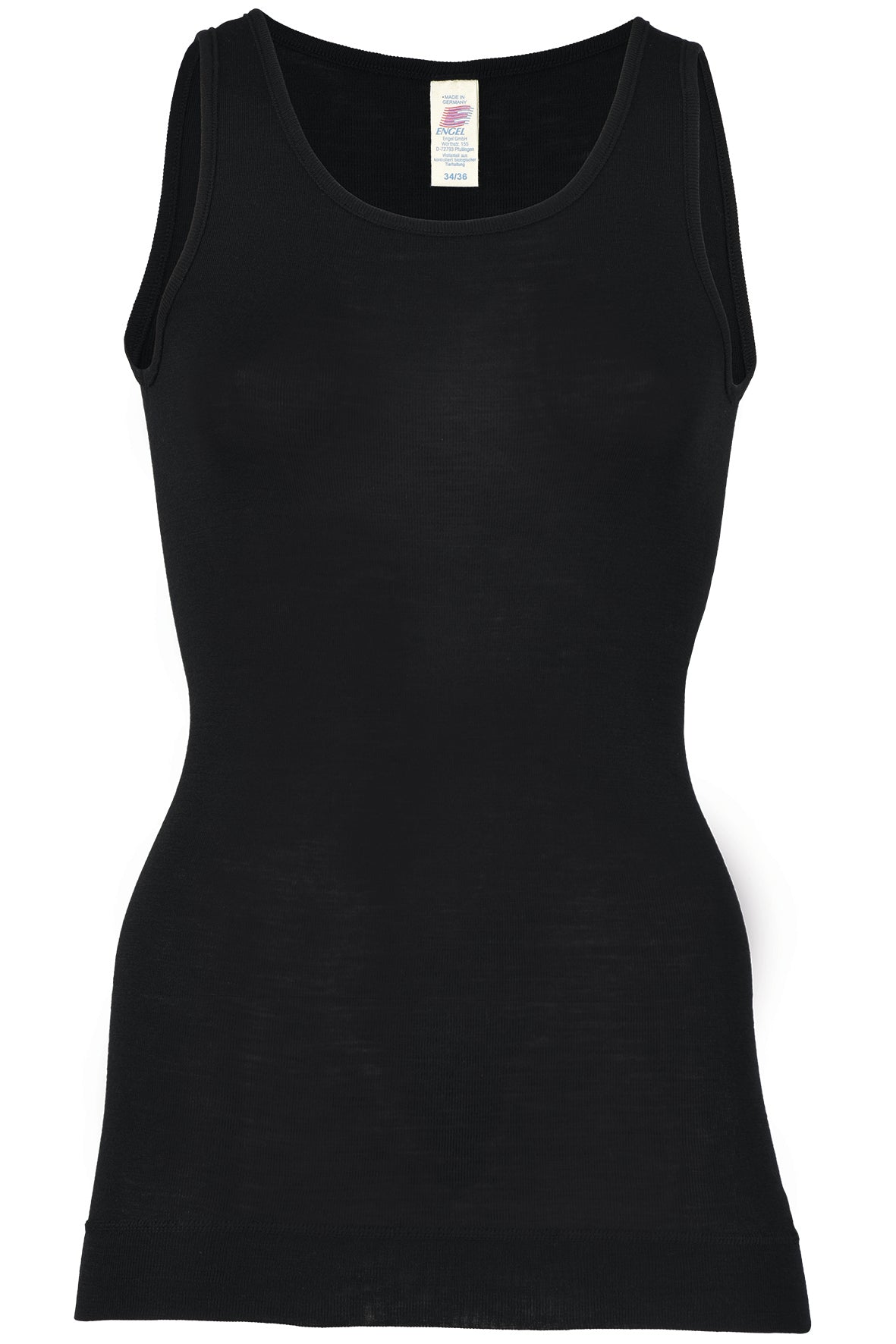 Engel Femmes Longshirt Débardeur, Laine/Soie