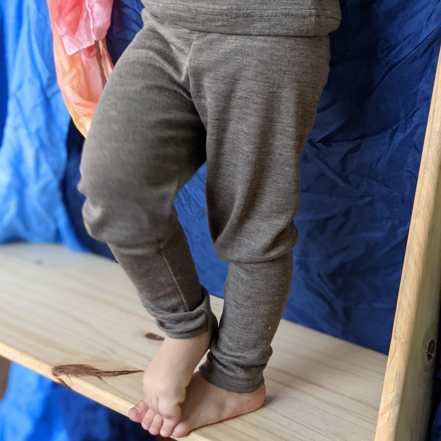 Legging Engel pour tout-petits, laine/soie