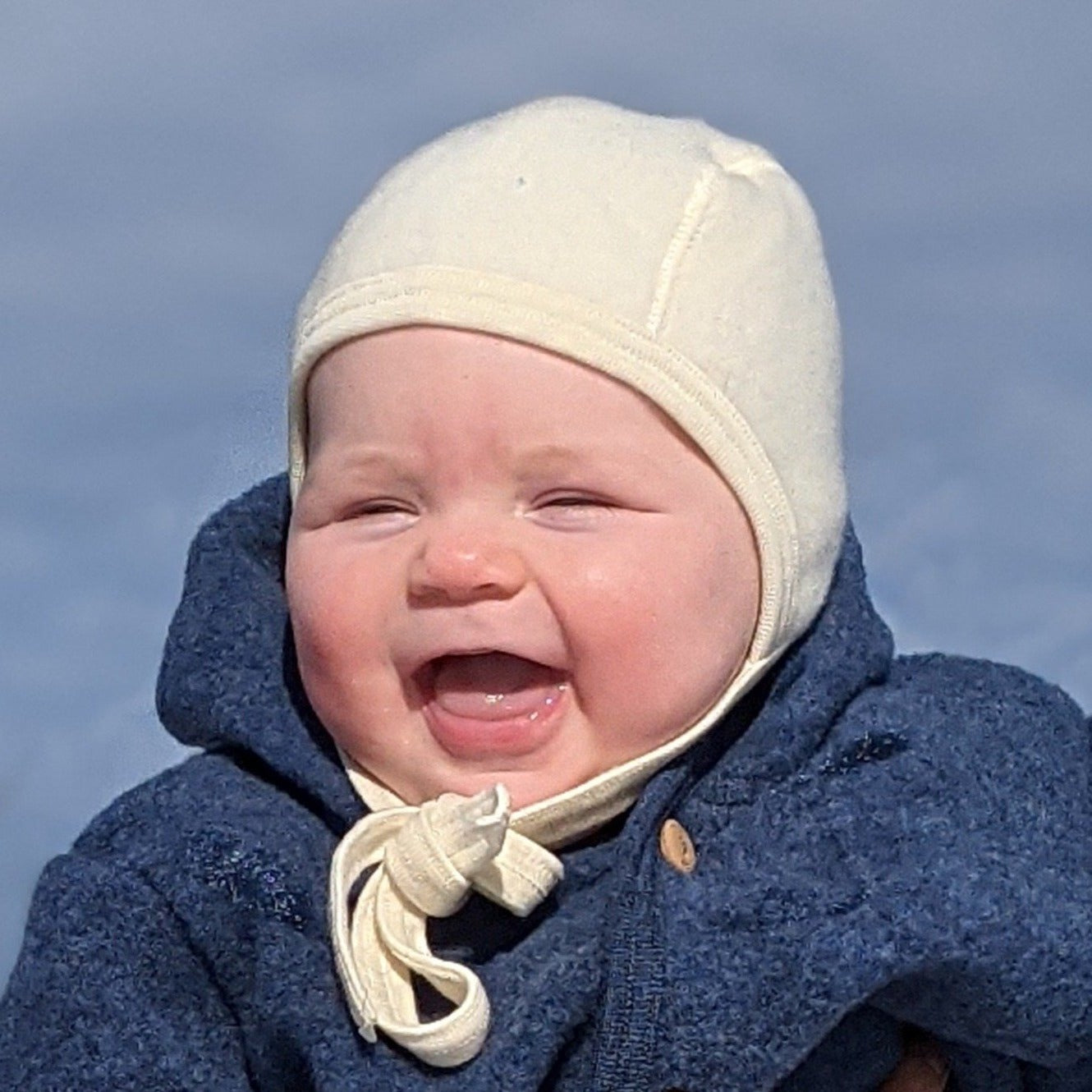 Engel Baby Bonnet, Wool Fleece: PRE-ORDER