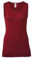 Engel Femmes Longshirt Débardeur, Laine/Soie