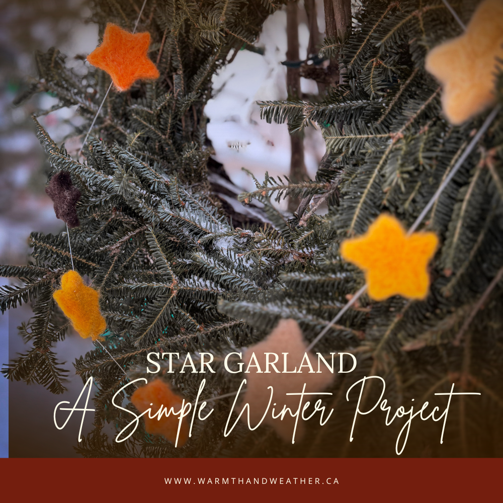 A Handmade Garland for the Season