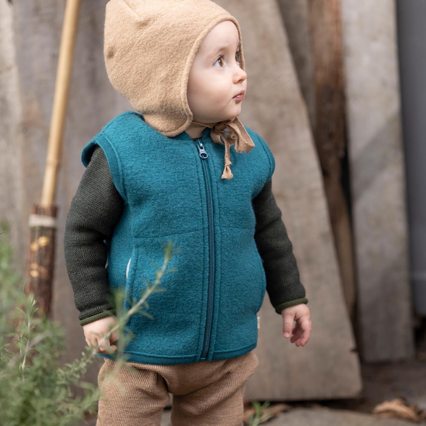 Gilet en laine bouillie pour tout-petits/enfants Disana : PRÉCOMMANDE
