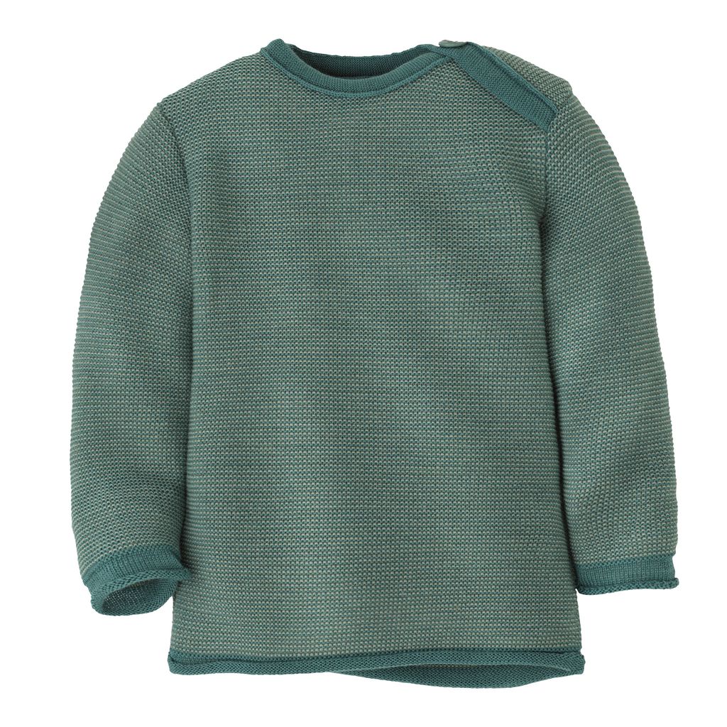 Disana Baby/Toddler Sweater, Melange Merino Wool Knit: PRE-ORDER
