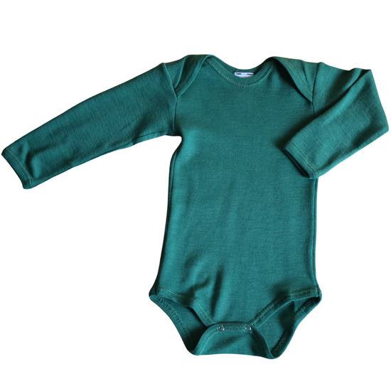 Hocosa Baby/Toddler Onesie Long Sleeve, Wool/Silk