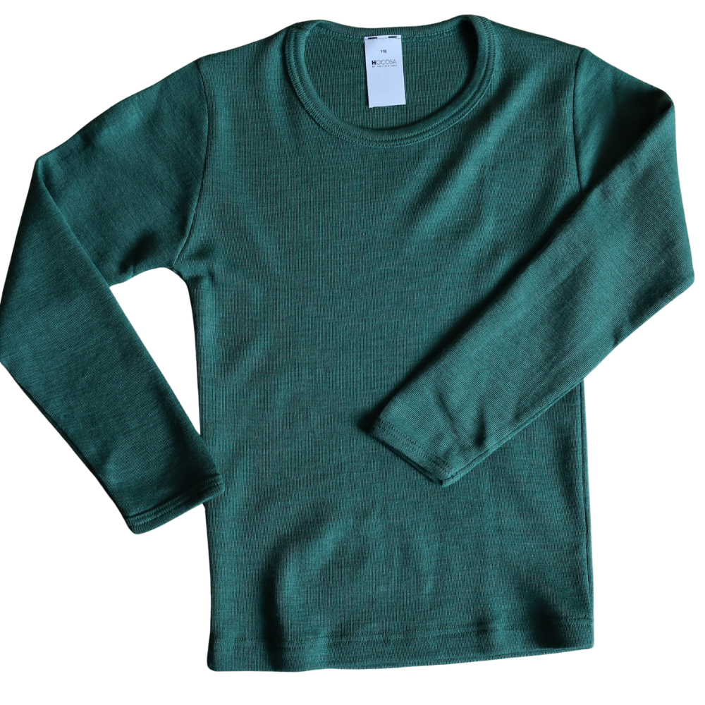 Hocosa Child Long Sleeve Shirt, Wool/Silk