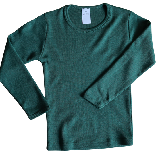 Hocosa Child Long Sleeve Shirt, Wool/Silk