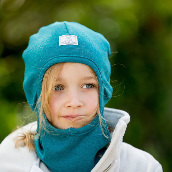 Cagoule Enfant Pickapooh, Laine/Soie